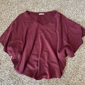 Loose V Neck T-Shirt